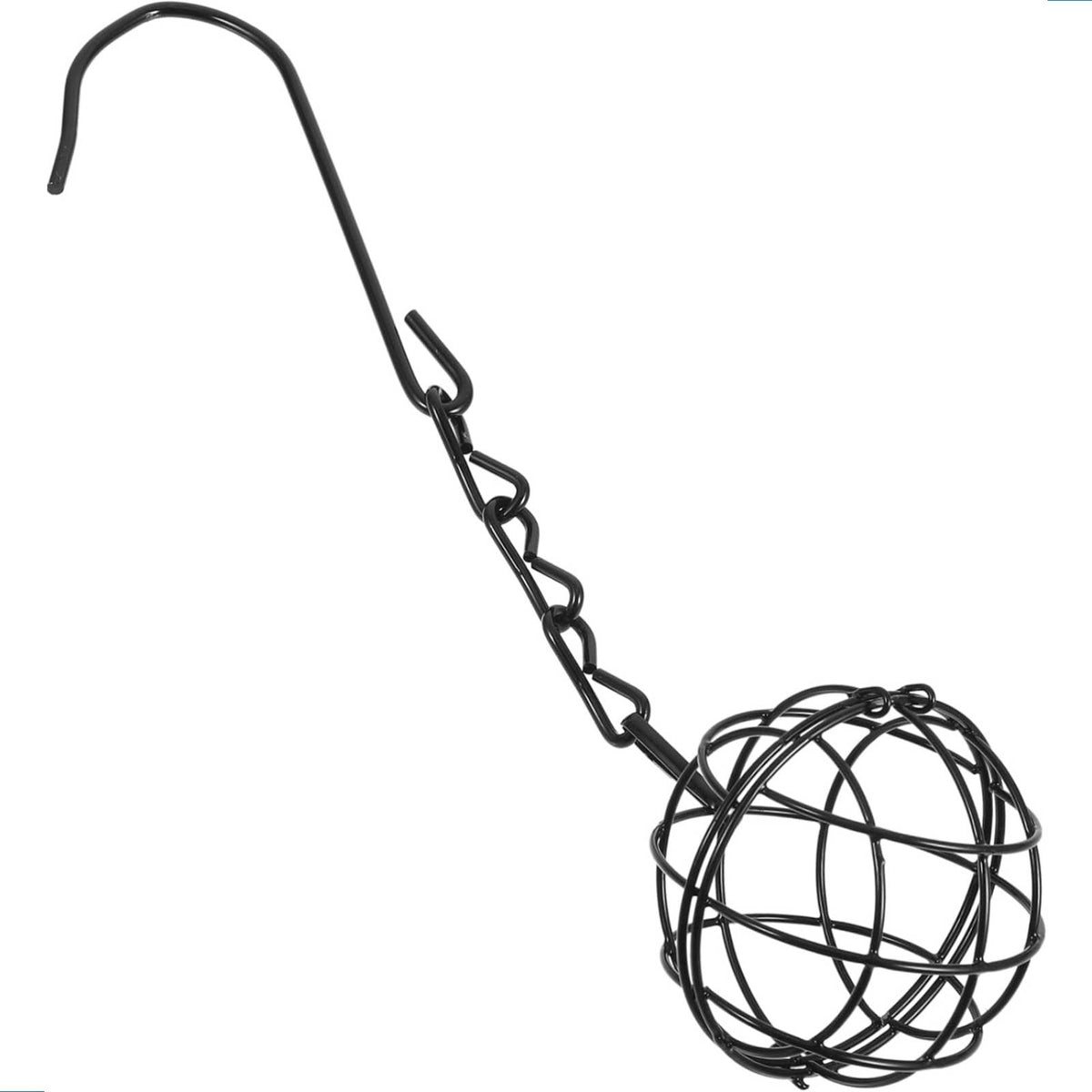 Decorative Hanging Wire Cage Metal Wire Cage Holder Rustic Birdcage Holder with Chain Versatile for Entryway