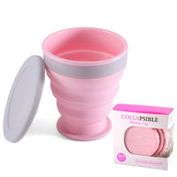 Portable Collapsible Silicone Cup for Travel, Camping, and Outdoor Activities - Reusable Coffee and Mouthwash Cup
