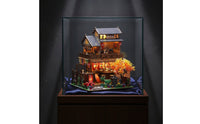 DIY Japanese Sushi Shop Kit Realistic Design DIY Wooden Sushi Restaurant Model with Furniture Japanese Restaurant Model Kit for Hobbyists, Adults