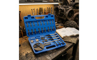 42 Pieces Bearing Removal Tool Kit Anti-Slip Bearing Puller Kit with Carrying Case Versatile Hub Extractor Puller for Mechanics, Workshop