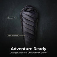 Ultralight Sleeping Bag for Camping, Waterproof Mummy Sleeping Bag, Winter Sleeping Bags for Grown-U - Image 2