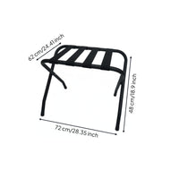 Stainless Steel Luggage Rack Foldable Stainless Steel Luggage Stand Long-Lasting