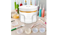 Bubble Removal Chamber 95 kPa Vacuum Chamber with Measuring Cups 2 L Transparent for Crafters, Resin Casting, Workshops
