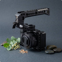 Camera Top Handle Compact Top Handle with Cold Shoe Universal Camera Grip with Cold Shoe for Filmmakers