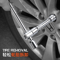 32-Piece 1/2-Inch Drive Socket Tool Set with Dual-Direction Ratchet Wrench for Automotive Repair