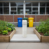 Worm Compost Cylinder Upright Worm Cylinder Composter Vent Cap Vermicompost Bin