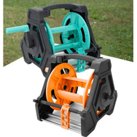 Water Hose Reel Carrier Easy Winding Garden Hose Reel Carrier Heavy Duty Frame