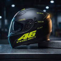 Ready Full Face Helmet | DOT Certified with Clear Visor, for Motorcycling