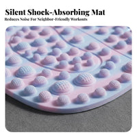 Foot-Shaped Massage Pad Ergonomic Design Foot Optimal Firmness Reflexology Stepping Pad for Office Workers, Home, Washroom