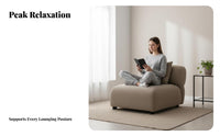 Minimalist Design Deep-Seat Straight Sofa Small Space accommodating Living Room Furnishing Textured Fabric Couch Plush Cushions for Apartment Dwellers, Homeowners, Lounge Area, Bedroom, film viewing evenings, Playroom