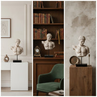 Male Torso Sculpture Vintage Male Torso Statue Artistic for Entryway, Office