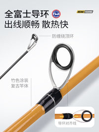 Weihe Sports Yeya Telescopic Micro Fishing Rod, 32.5cm Collapsed, Full Fuji A Guides, Portable