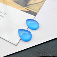 Resin Teardrop Cabochons for DIY Jewelry Making, Hairpins, and Embellishments