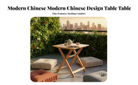 Foldable Square Dining Table Space-Saving Foldable Floor-Seating Table Portable Versatile for Adults, Students, Balcony, Bedroom
