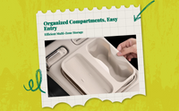 Non-slip silicone organizer for ES6