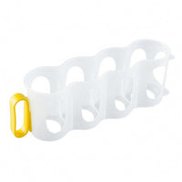 4-Compartment Drink Holder Cylindrical Slots Beverage Storage Box