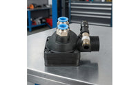 Industrial Tire Changer Quick Inflation Valve Professional Air Inflation Valve Compact Machine Part Heavy-Duty for Technicians, Mechanics, Auto Workshops