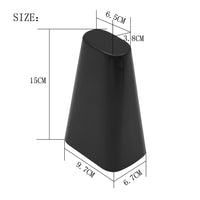 Metal Cowbell Instrument Orff Percussion 6-Inch No Hole Band Practice Accompaniment Cowbell Square Bell