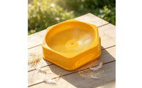 Hexagonal Pigeon Nest with Pad Plastic Nest Bowl with Pad Comfortable Pigeon Nesting Bowl Washable for Breeding Cages