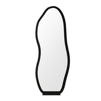 Full Length Mirror, 180*80 Walnut [Wall-leaning] No Bracket