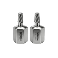 2 Pieces Extractor with Spiral Tip Long-Lasting Spiral Screw Extractor