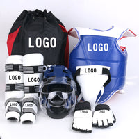 Taekwondo Protective Gear Set for Training and Competition - Thickened Head, Chest, and Limb Protectors