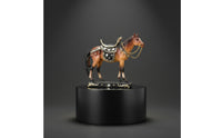Standing Horse Figurine Saddle-Design Horse Figurine Ornate