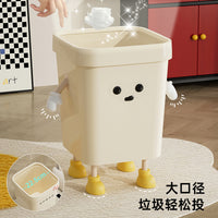 Pinhuan Square Trash Can, 7L/12L/16L, Plastic, No Lid
