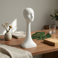 Mannequin Head Long Display Head Well-Proportioned Hairpiece Stand Retail Stores, Hair Salons