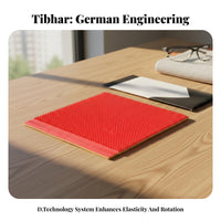 Attacking Long Pips Rubber German-Made Long Pimples Table Tennis Rubber Strong Rotation Reversal Table Tennis Playing Surface for Training