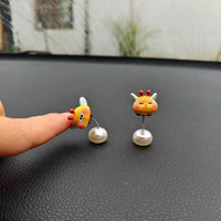 Spring Rocking Car Ornament Cute Mini Bee Desk Decor