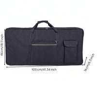 Keyboard Case with Handle Padded Keyboard Carrying Bag Electronic Piano Bag Soft-Sided Safeguarding for Musicians, Rehearsals
