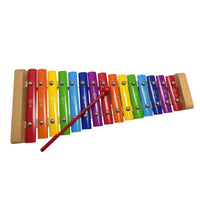 Clear Note Markings Xylophone with Mallets Wooden Xylophone with Mallet Stable Metallophone Long-Lasting for Classroom