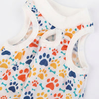 Cat Recovery Suit with Tie Straps, Breathable Cat Surgery Suit for Anti Licking, Post Surgery Suit Cat and Kitten, Short Leg Cat Spay Suit