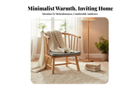 Japanese and Design Floor Armchair with Supportive Supportiverest Low Chair Space Saving Soft Pad for and Beverage Lovers