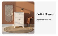 Tall Organizer with Baskets Space-Saving Design 5-Drawer Vertical Chest