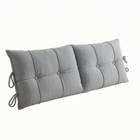 Headboard Slipcover with Ties Cozy Padded Headboard Protector Dustproof Bedding for Readers, Bedroom