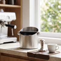 Coffee Grounds Bin Knock Box Sturdy Espresso Dump Bin for Baristas