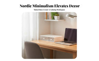 Stackable Drawer Box Space-Saving Desktop Organizer Sturdy Construction