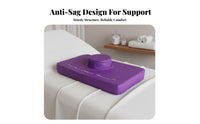 Ergonomic Design Beauty Bed Pillow High-Density Foam Core Eyelash Extension Headrest Breathable Material for Beauticians, Home Users, Spas