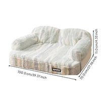 Orthopedic dog bed with removable cover