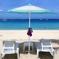 Portable Iron Spiral Beach Umbrella Ground Anchor Stand for Outdoor Sunshade