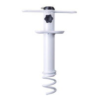 Portable Iron Spiral Beach Umbrella Ground Anchor Stand for Outdoor Sunshade