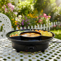 Electric Chocolate Melting Pot Two-wayVoltage Chocolate Melter Easy to Clean Fondue Pot with Tray Stylish for Hosts, Dessert Tables
