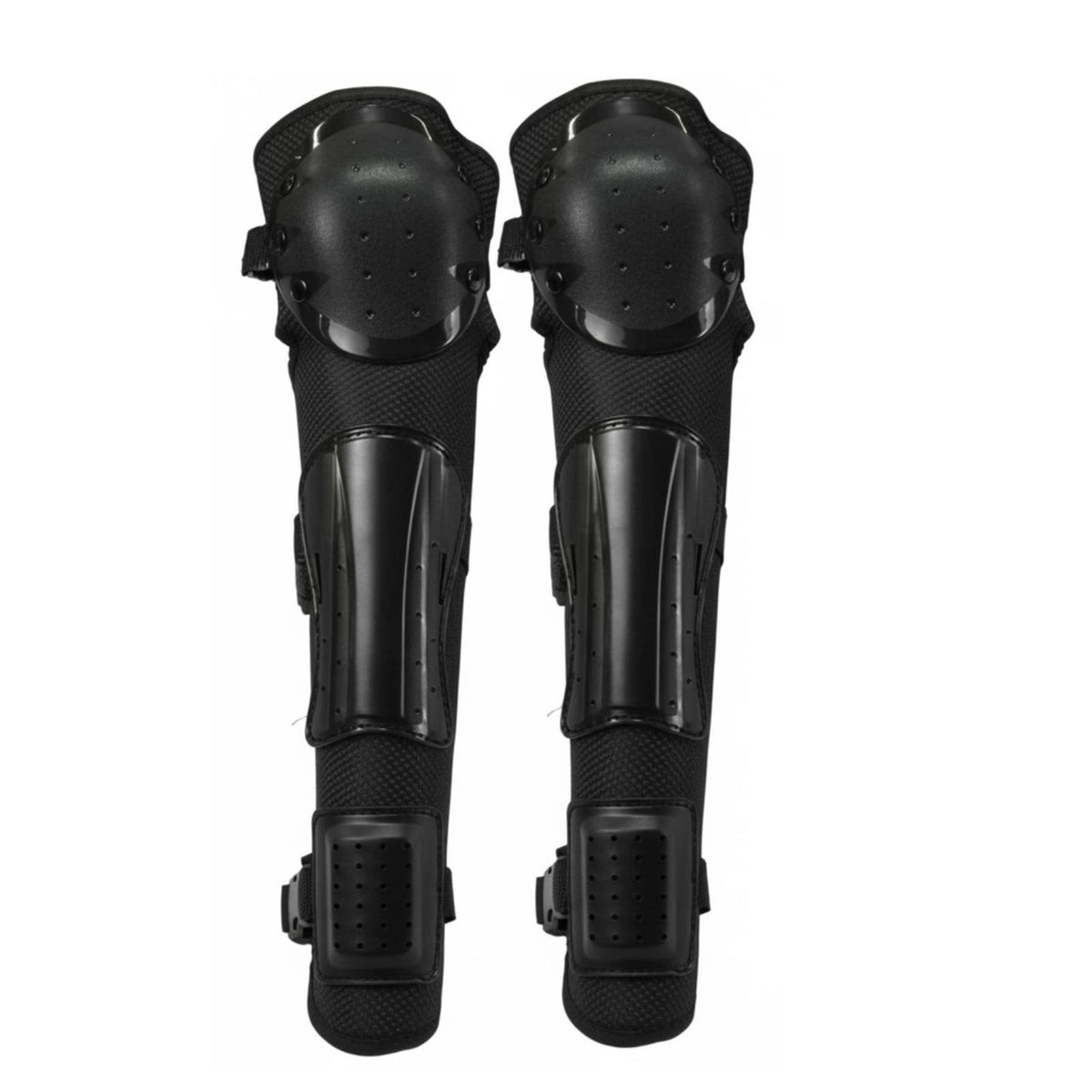 2 Pieces Motorcycle Knee Shin Guards Impact Resistant Motocross Leg Guards Shock Absorbing Motocross Leg Protectors for Skaters, Skateboarding, Skiing