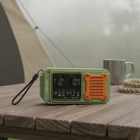 Hand Crank Radio Multifunction Preparedness Gear 3-Way Charging for Campers