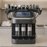Desktop Skincare Machine Handpieces Skin Wellness Equipment Black