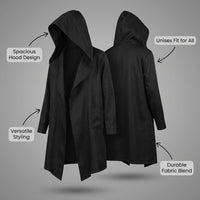 Dark Medieval Grim Reaper Cloak, Game Themed Cosplay Cloak, Cosplay Grim Reaper  #variant:S