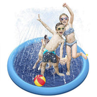 Pet Sprinkler Pad Splash Play Mat for Dogs & Kids, Outdoor Non-Slip Wading Pool