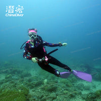 Seaplay 潜水服氯丁橡胶湿衣女上衣2-3mm送防晒裤修身分体冲浪服